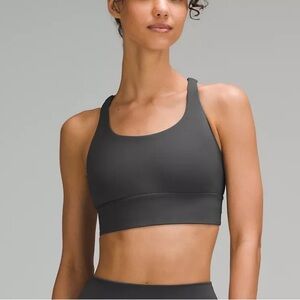 Lululemon Longline Energy Bra- charcoal